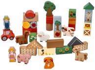 Drvene kocke "Avantura na farmi"